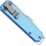 Bear and Son Knives Slip Joint Folding Knife w/ Clip, 2.38in, High Carbon Stainless Steel, Drop Point, Aluminum Handle, Blue, 110BL