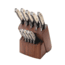 Bear &amp; Son Cutlery Bear &amp; Son 10 Piece Block Set Fixed Kitchen Knives White Smooth Bone with Walnut Block, WSBBLOCKSET