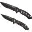 Bear &amp; Son Cutlery Brisk 1.0 Comb Set 4 1/16 Black Folder &amp; 9 3/4 Black Fixed Blade - 71700