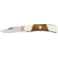 Bear &amp; Son Lockback Fold Knife 3 1/8in closed, 1095 Carbon Steel clip Blade, Walnut Handle BCC226