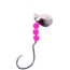 BearPaw Flicker Snelled Hook, Circle, 12in Mono, Bronze, Size 1, 6 per Pack, FNCH-1