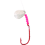 BearPaw Flicker Snelled Hook, Baitholder, 12in Mono, Red, Size 1, 6 per Pack, FNRBH-1
