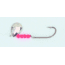 BearPaw Flicker Snelled Hook, Baitholder, 8in Mono, Bronze Nickel Spinner, Size 1, 6 per Pack, FNBH-1