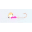 BearPaw Flicker Snelled Hook, Baitholder, 8in Mono, Gold, Size 2, 6 per Pack, FGBH-2