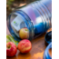 BearVault Journey Bear Resistant Food Canister, Transparent Blue, 3 Gal, BV500