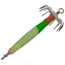 Beau-Mac Squid Jig Skinny Large Natural Glow w/Green 1-1/8, PSJSL-NG