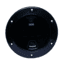 Beckson Marine 4&quot; Smooth Center Screw-Out Deck Plate - Black 46417