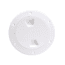Beckson Marine 4&quot; Smooth Center Screw-Out Deck Plate - White 46418