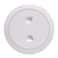 Beckson Marine 6" Smooth Center Screw-Out Deck Plate - White 46425