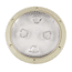 Beckson Marine 8&quot; Clear Center Screw-Out Deck Plate - Beige 46436