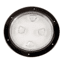 Beckson Marine 8&quot; Clear Center Screw-Out Deck Plate - Black 46435