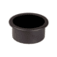 Beckson Shallow Series Recessed Drink Holder - 3 Hole Cut x 1-3/8 Depth, Black, GH31-B1-U