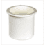 Beckson Standard Series Recessed Drink Holder - 3 Hole Cut x 2-7/8 Depth, White, GH33-W1-U