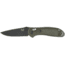 Benchmade 551 Griptilian Folding Knife, Plain Edge/ BK1 Coated D2 Steel Blade/ Olive Drab Handle 551BKODD2