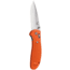 Benchmade 551 Griptilian Pardue Knife, Plain Edge Corrosion Resistant Blade & Orange Handle 551H2O