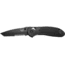 Benchmade Griptillian Tanto Folding Knife, Combo Edge, BK1 Blade, Black Handle 553SBK