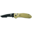 Benchmade Griptillian Tanto Folding Knife, Combo Edge, BK1 Blade, Sand Handle 553SBKSN