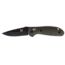 Benchmade Mini-Griptilian Folding Knife, Plain Edge, BK1 Blade, Olive Drab Handle 556BKOD