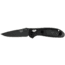 Benchmade Mini-Griptilian Folding Knife, Plain Edge/ BK1 Coated D2 Steel Blade/ Black Handle 556BKD2