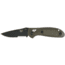 Benchmade Mini-Griptilian Folding Knife, ComboEdge/ BK1 Coated D2 Steel Blade/ Olive Drab Handle 556SBKODD2
