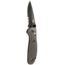 Benchmade Mini-Griptilian Folding Knife, Combo Edge, BK1 Blade, Olive Drab Handle 556SBKOD