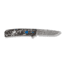 Benchmade Tengu Flipper Liner Lock AO Folding Knife By Jared Oeser, 2.77in Damasteel Tanto Blade, Carbon Fiber With Inlay Handle, 601-211