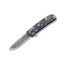 Benchmade Tengu Flipper Liner Lock AO Folding Knife By Jared Oeser, 2.77in Damasteel Tanto Blade, Carbon Fiber With Inlay Handle, 601-211