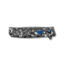 Benchmade Tengu Flipper Liner Lock AO Folding Knife By Jared Oeser, 2.77in Damasteel Tanto Blade, Carbon Fiber With Inlay Handle, 601-211