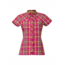 Bergans of Norway Marstein Short Sleeve Shirt - Womens-Cerise/LimeCh-Small