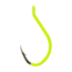 Berkley Fusion19 Colored Octopus Hook, Needle Point, Offset, Chartreuse, Size 6, 7 per Pack, FSN19COCT6C