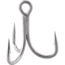 Berkley Fusion19 Treble 3x Hooks, Matte Nickel, 1, 1547488