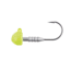 Berkley Half Head Jigs, Hook Size 2/0, Tackle Size 1/4oz / 7g, Chartreuse, 1435338