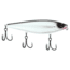 Berkley HighJacker Saltwater Hard Bait, Topwater, Saltwater, 100, 2/3 oz, 100mm, Topwater, Hook Size 6, 3 Hooks, Black Chrome, 1547894