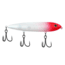 Berkley J-Walker 120 Saltwater Hard Bait, Topwater, Saltwater, 120, 5/7 oz, 120mm, Topwater, Hook Size 4, 3 Hooks, Red Head, 1553441