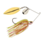 Berkley Power Blade Compact Colorado/Willow Spinnerbait, 3/4oz, Hot Slaw/Silver + Gold, 1570617