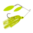 Berkley Power Blade Compact Double Williw Spinnerbait, 1/2oz, Chartreuse/Chartreuse + Chartreuse, 1570650