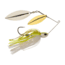 Berkley Power Blade Compact Double Williw Spinnerbait, 1oz, E2 Magic/Gold + Silver, 1570674