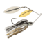 Berkley Power Blade Compact Double Williw Spinnerbait, 3/4oz, Shad Spawn/Gold + Silver, 1570660