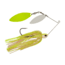 Berkley Power Blade Compact Double Williw Spinnerbait, 3/8oz, White Chartreuse/White + Chartreuse, 1570638