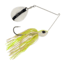 Berkley Power Blade Standard Colorado Spinnerbait, 1oz, White Chartreuse/Silver, 1570471
