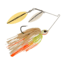 Berkley Power Blade Standard Double Willow Spinnerbait, 3/8oz, Coleslaw/Silver + Gold, 1570558