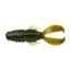 Berkley PowerBait Crash Craw Soft Bait, 4.5in, 6 Pack, Green Pumpkin, 1546099