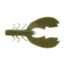 Berkley PowerBait MaxScent Chigger Craw Soft Bait, 3in, 8 Pack, Blue Craw, 1520648