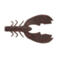 Berkley PowerBait MaxScent Chigger Craw Soft Bait, 4in, 7 Pack, Black Red Fleck, 1520657