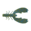 Berkley PowerBait MaxScent Chigger Craw Soft Bait, 4in, 7 Pack, Okeechobee Craw, 1520661