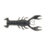 Berkley PowerBait MaxScent Lilft Trooper Soft Bait, 2 1/2in, 8 Pack, Black Powder, 1520667
