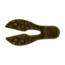 Berkley PowerBait MaxScent Meaty Chunk, 3in, 6 Pack, Green Pumpkin, 1436799