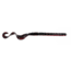 Berkley PowerBait Power Worms Soft Bait, 7in, 13 Pack, Red Shad Green Glitter, 1307499