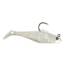 Berkley PowerBait Pre-Rigged Swim Shad Soft Bait, 3in, 5 Pack, Pearl Red Eye, 1307656