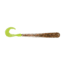 Berkley PowerBait Rib Worm Soft Bait Lures, 4in, 10 Pack, Gold Cracker/Chartreuse, 1593183